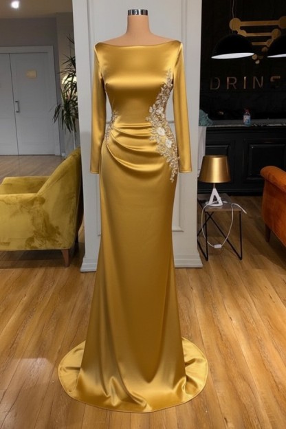 Elegante Abendkleider Lang Weiße Mit Ärmel Ballkleider Glitzer