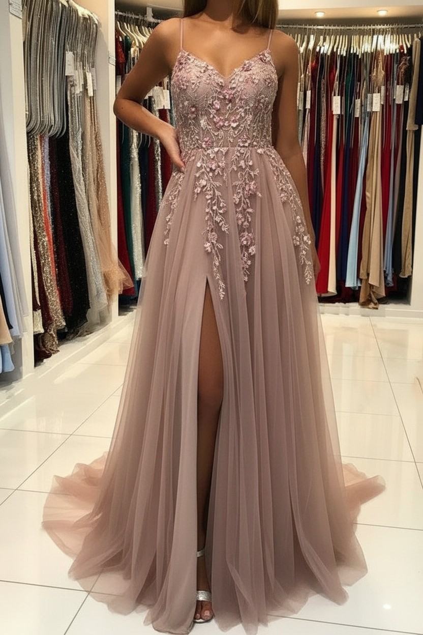 Luxus Abendkleider Lang Glitzer | Blau Abiballkleider Abendmoden