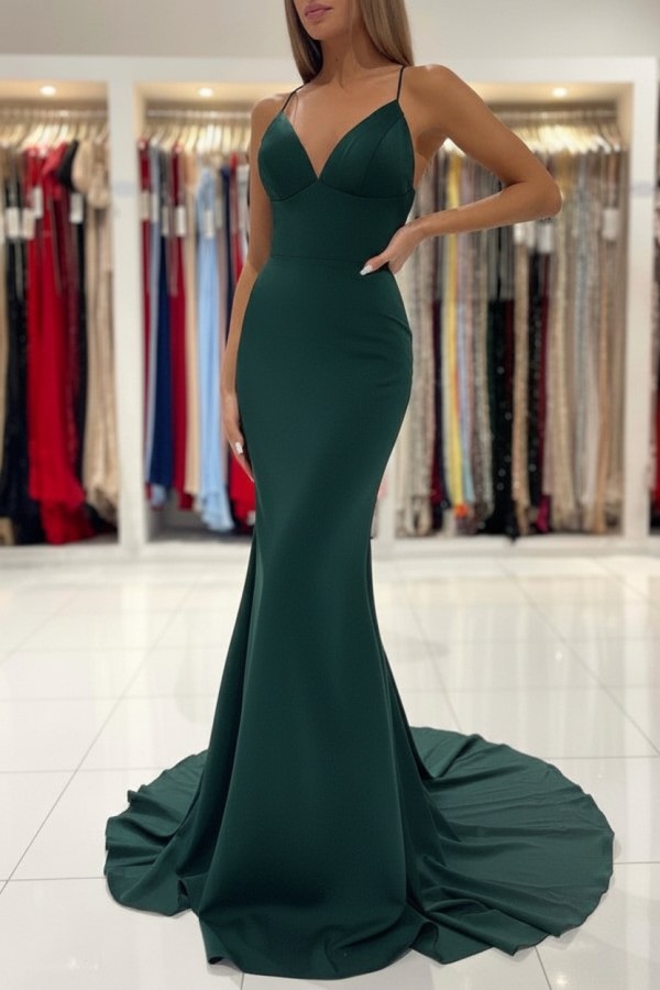 Schwarzes Abendkleid Lang | Abiballkleider Günstig