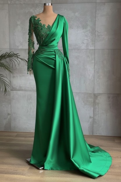 Rote Abendkleider Mit Ärmel | Abiballkleider Lang Günstig