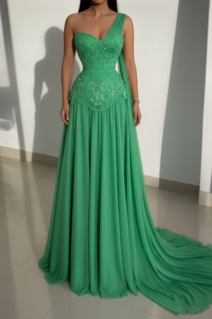 Schöne Abendkleider Lang Rosa Ballkleider mit Spitze