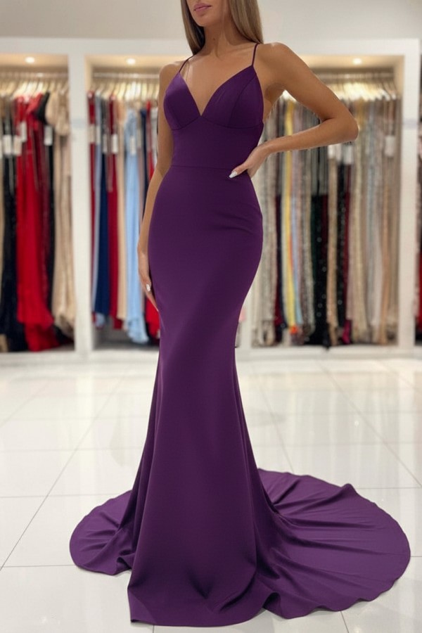 Schwarzes Abendkleid Lang | Abiballkleider Günstig