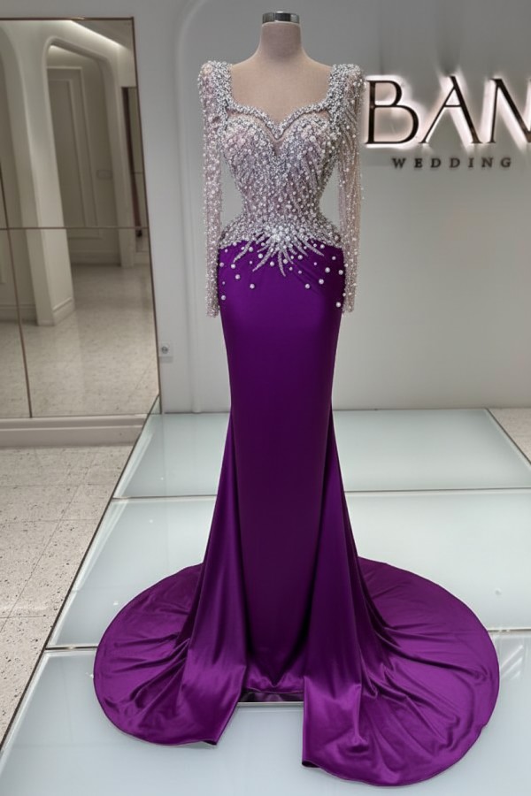 Schönes Abendkleid Lang Schwarz Abiballkleider Ballkleider mit Glitzer