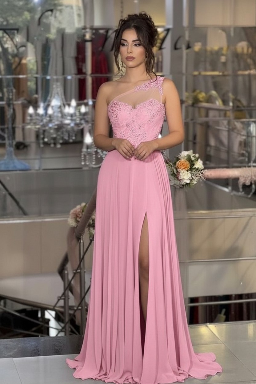 Himmel Blaue Abendkleider Lang Schlichte Ballkleider Günstig