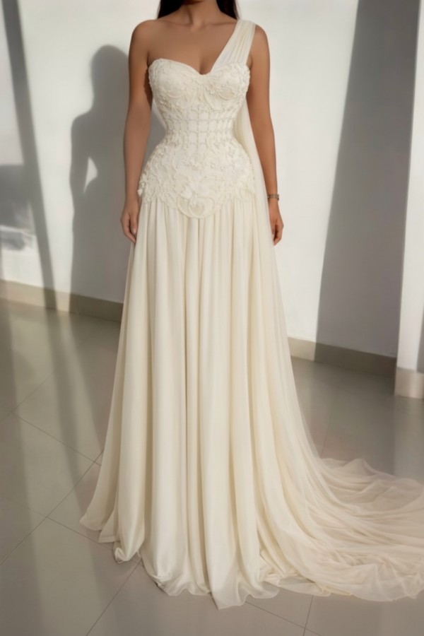 Schöne Abendkleider Lang Rosa Ballkleider mit Spitze