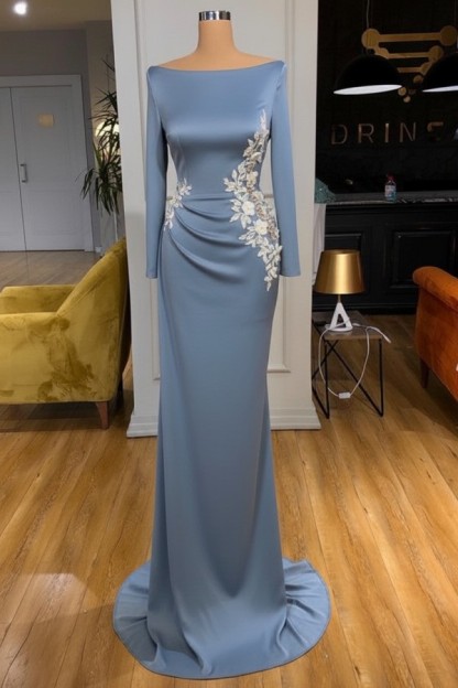 Elegante Abendkleider Lang Weiße Mit Ärmel Ballkleider Glitzer