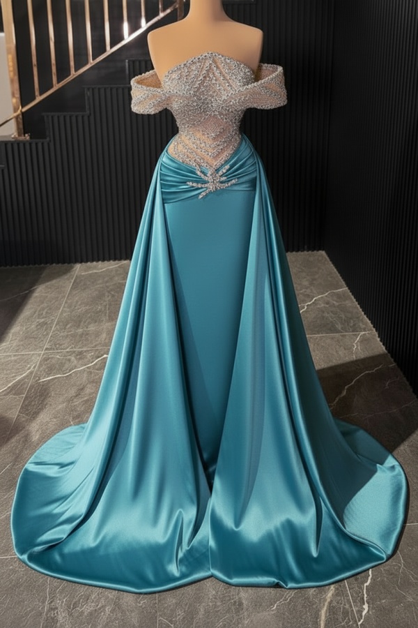 Fashion Abendkleider Lang Glitzer Abiballkleider Abendmoden Online