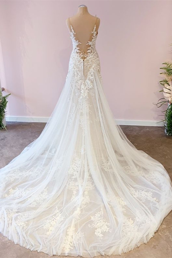 Elegante Hochzeitskledier A Linie | Brautkleider mit Spitze