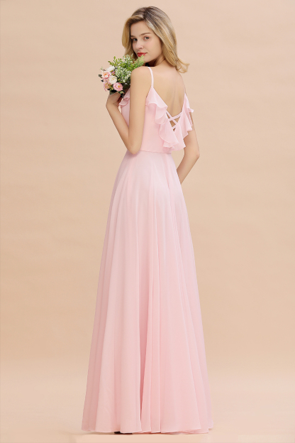 Elegante Brautjungfernkleider Rosa | Brautjungfernkleid Günstig Online