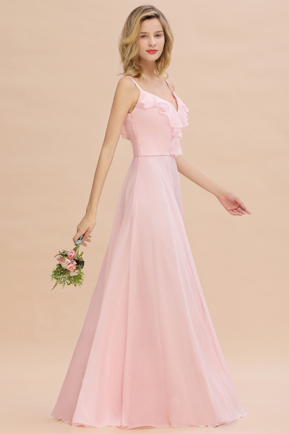 Elegante Brautjungfernkleider Rosa | Brautjungfernkleid Günstig Online