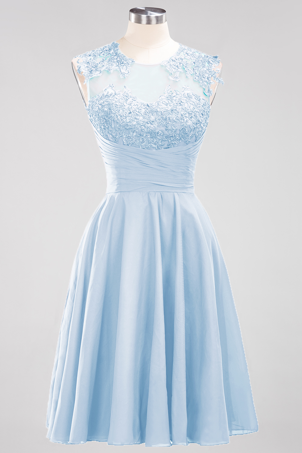 Schlichtes Abendkleid Weinrot | Cocktailkleider Kurz-Misshow.de