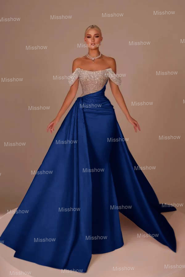 Neue Hochzeitskleider A Linie Satin Brautkleider mit Glitzer