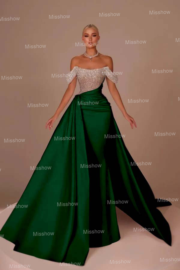 Neue Hochzeitskleider A Linie Satin Brautkleider mit Glitzer