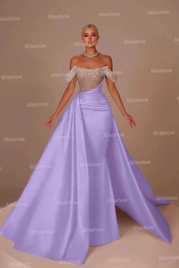 Neue Hochzeitskleider A Linie Satin Brautkleider mit Glitzer