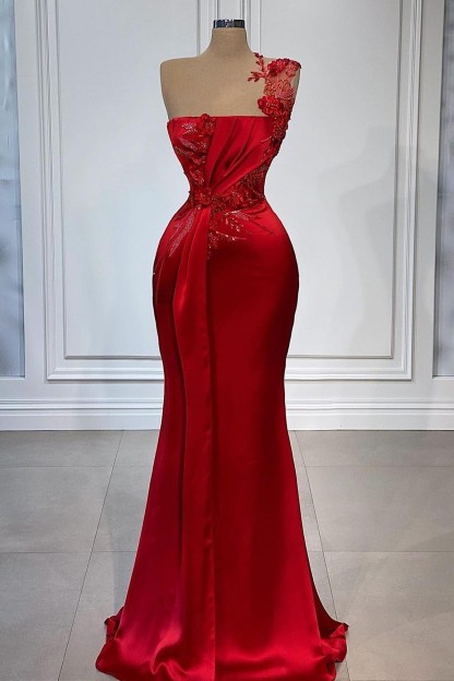 Designer Abendkleider Lang Rot | Abiballkleider Mit Glitzer