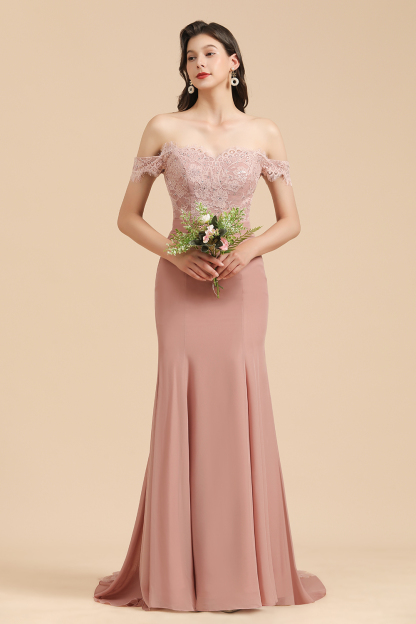 Brautjungfernkleider Altrosa | Hochzeitspartykleider Für Brautjungfern Günstig