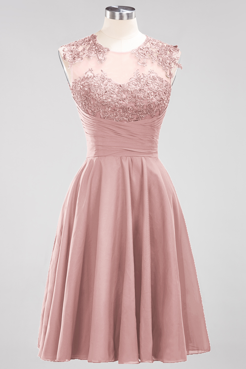 Schlichtes Abendkleid Weinrot | Cocktailkleider Kurz