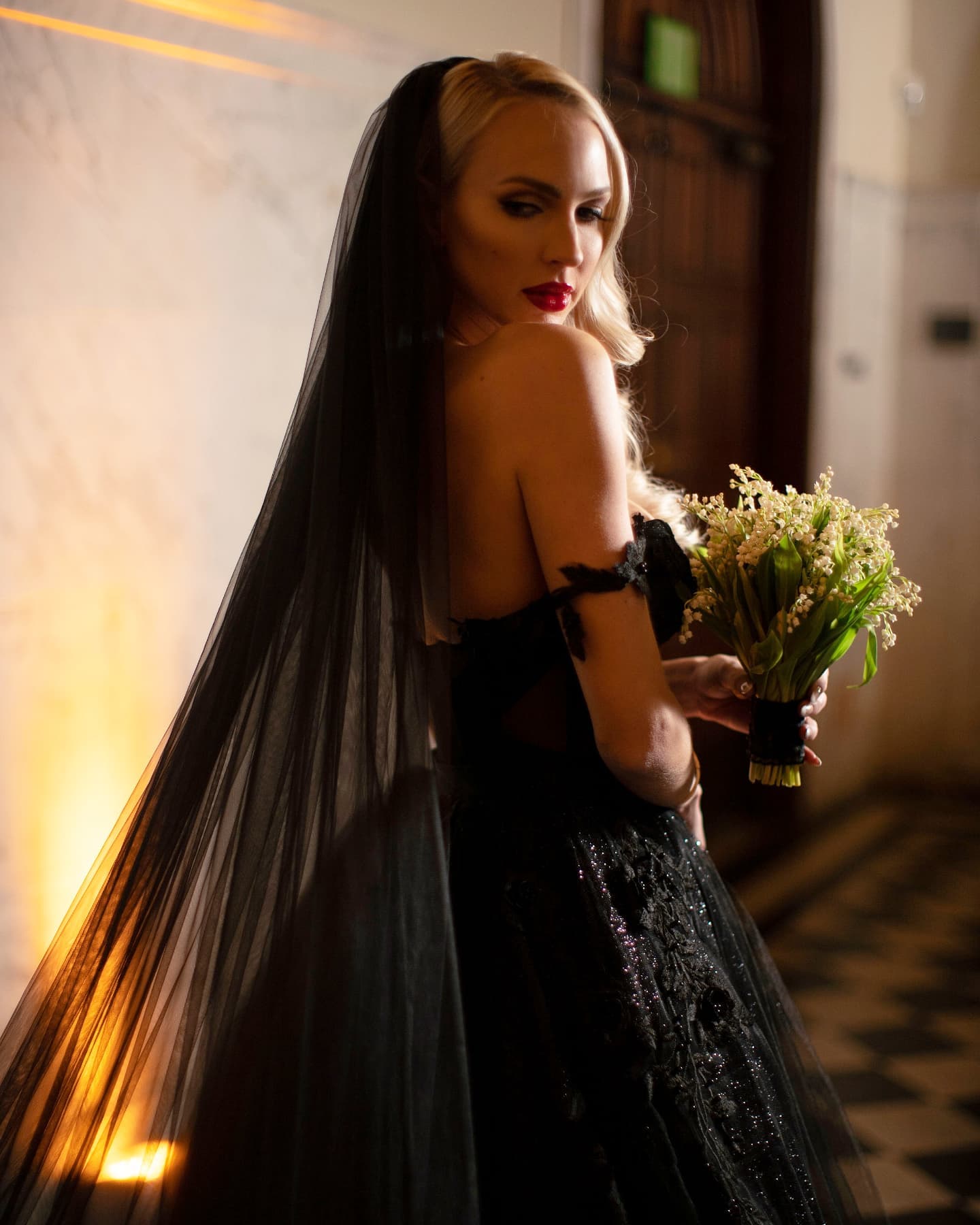 Vintage Brautkleider A Linie Glitzer | Hochzeitskleider Schwarz-Misshow.de