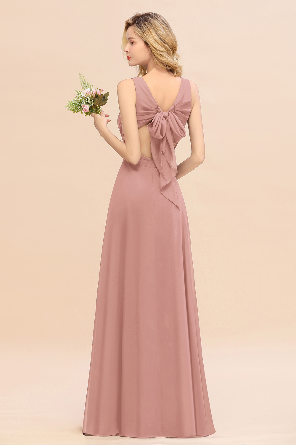 Designer Abendkleider | Weinrot Brautjungfernkleider Lang Günstig