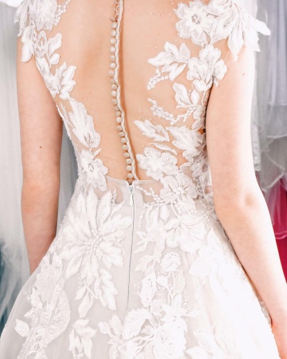 Spitze Hochzeitskleider A Linie | Brautkleider Online