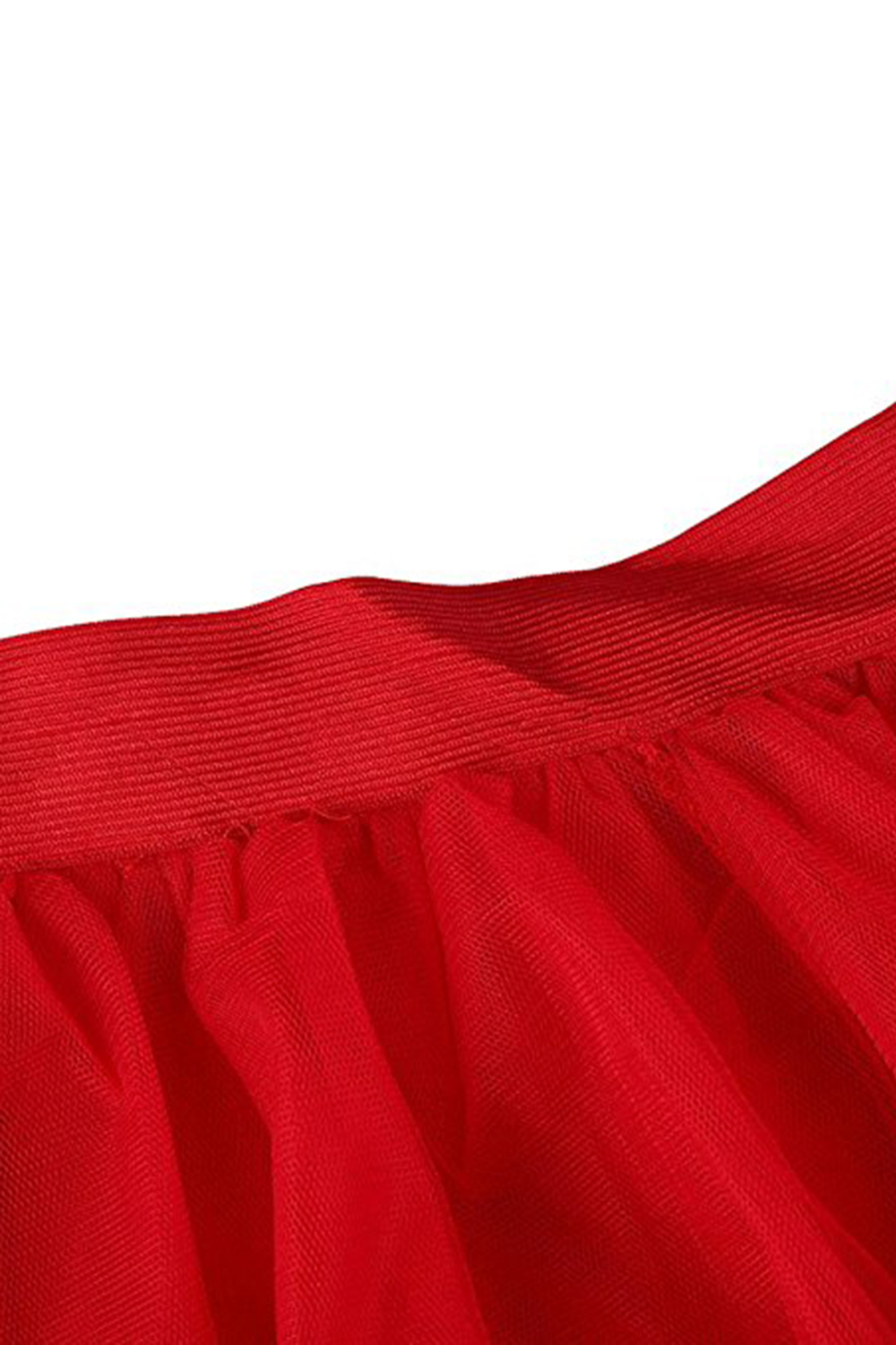 Mesh Tüllrock in Schwarz | elastischer Tüll-Blasenrock