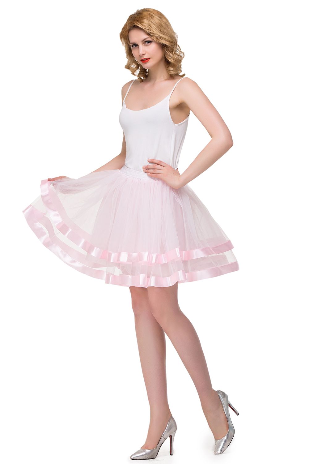 Schlechte Tutu Petticoats kurz A-Linie | Hochzeits Petticoats aus weiches Netz-Misshow.de