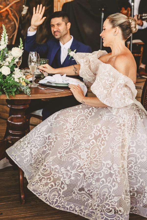 Vintage Brautkleider A Linie Kurz Hochzeitskleider Standesamt Spitze Günstig-Misshow.de