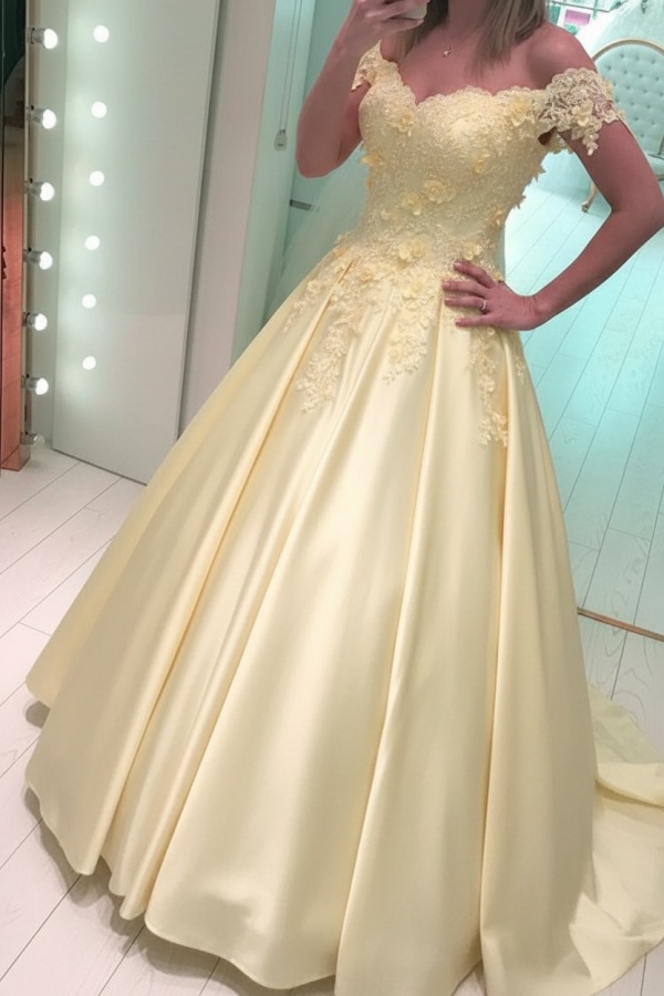 Luxus Abendkleider Prinzessin Lang | Abiballkleider mit Spitze