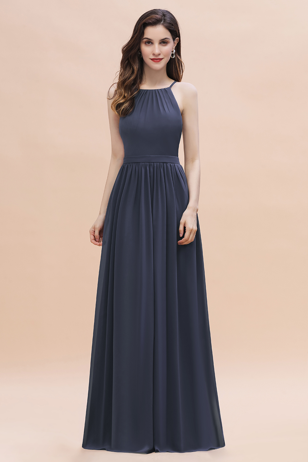 Brautjungfernkleider Grau | Brautjungfernkleid Lang Günstig