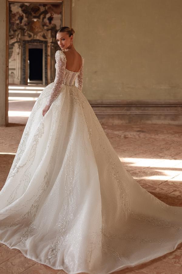 Elegante Hochzeitskleider A-Linie | Brautkleider Spitze