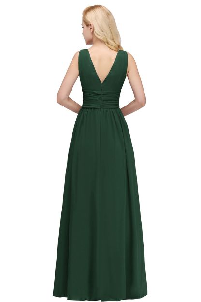 Designer Abiballkleider Günstig | Abendkleid Lang V Ausschnitt