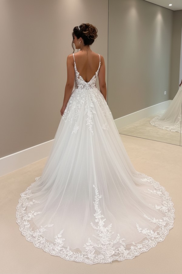 Modeste Brautkleider A Linie Spitze Hochzeitskleid Brautmode Online