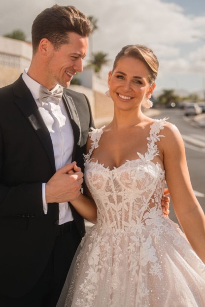Designer Hochzeitskleider Satandesamt Kurze Brautkleider Spitze