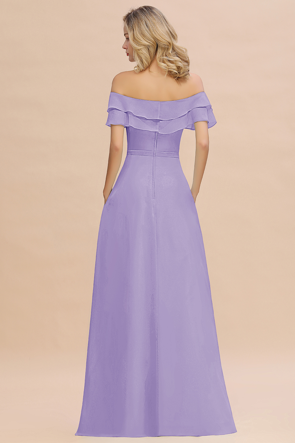 Mint Brautjungfernkleider Lang | Chiffon Kleider Günstig Online