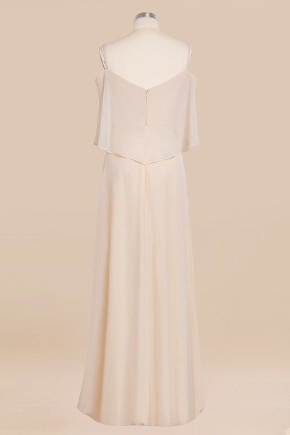 Elegante Brautjungfernkleider Champagne | Kleider für Brautjungfern