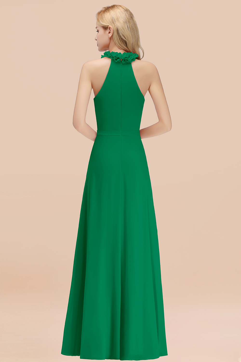 Elegant Chiffon Brautjungfernkleider Altrosa Etuikleider Für Brautjungfern Günstig-Misshow.de