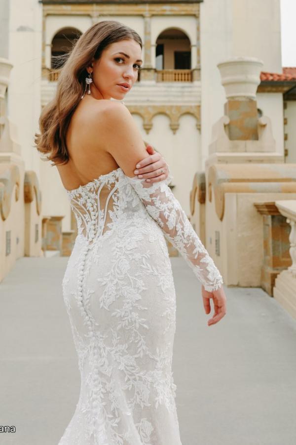 Wunderschöne Brautkleider Meerjungfrau Stil Spitze Hochzeitskleider Brautmoden