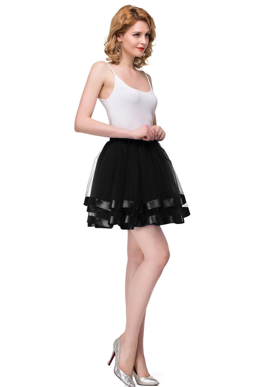 Schlechte Tutu Petticoats kurz A-Linie | Hochzeits Petticoats aus weiches Netz-Misshow.de