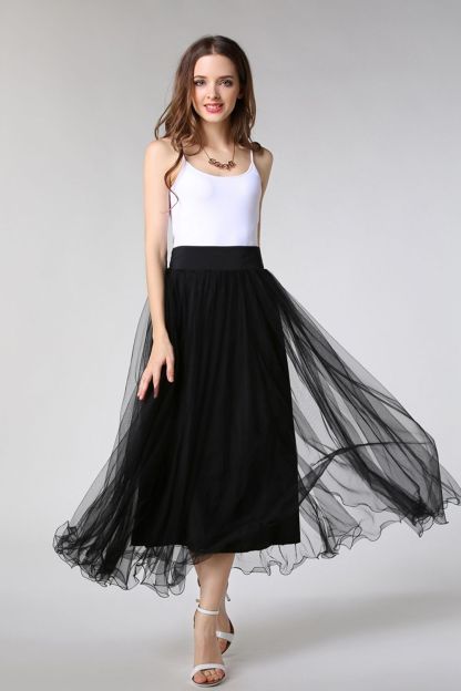 Schlechte A-Linie Petticoats lang | Prinzessin Petticoats aus weiches Netz