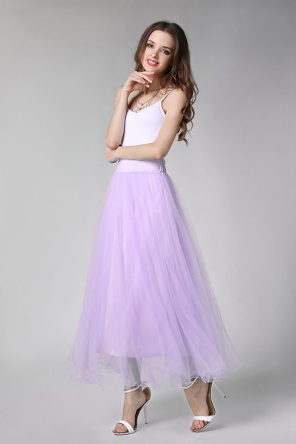 Schlechte A-Linie Petticoats lang | Prinzessin Petticoats aus weiches Netz