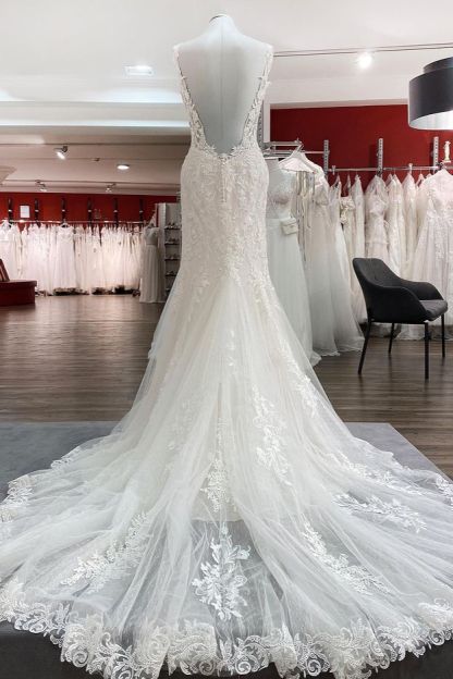 Wunderschöne Brautkleider Meerjungfrau | Hochzeitskleider Spitze
