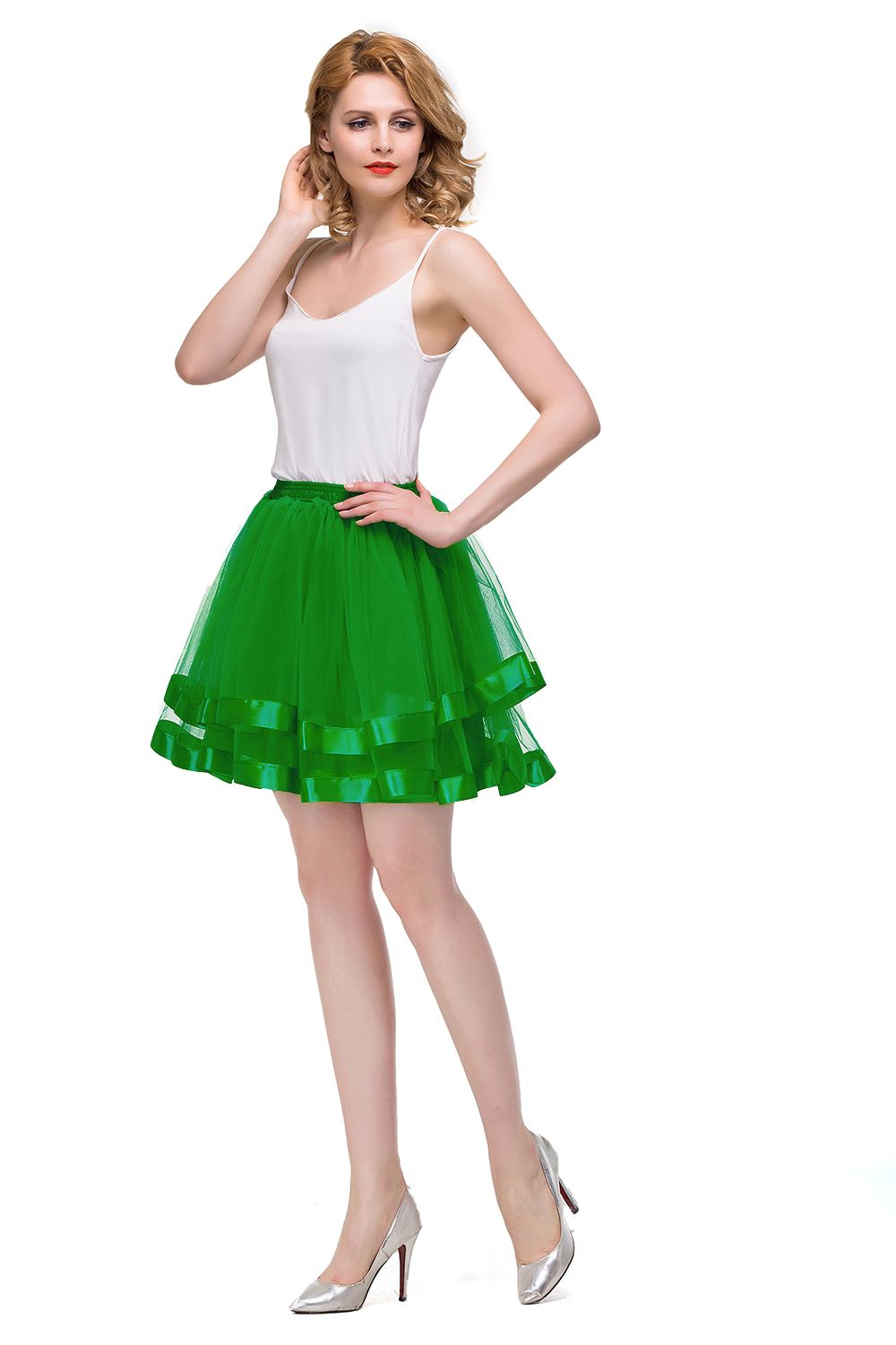 Schlechte Tutu Petticoats kurz A-Linie | Hochzeits Petticoats aus weiches Netz-Misshow.de
