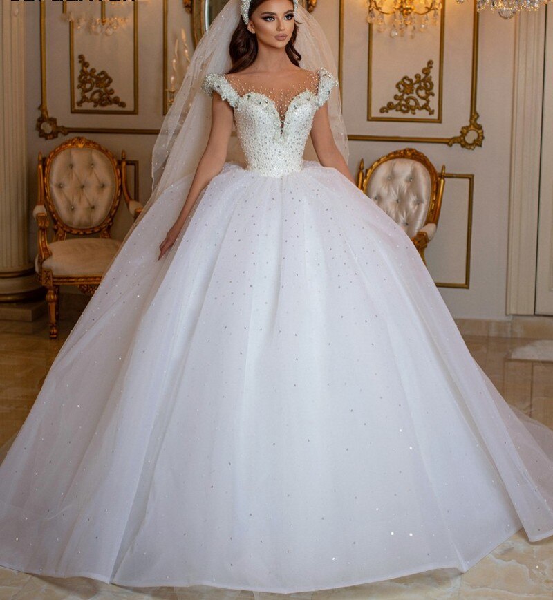 Wunderschöne Hochzeitskleider Prinzessin | Brautkleider Online Kaufen-Misshow.de