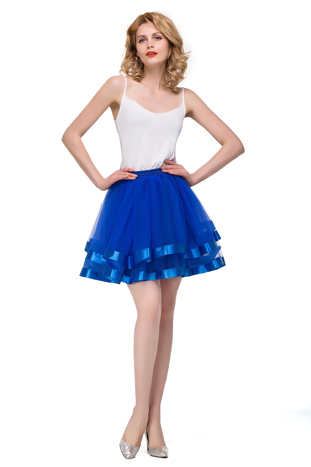 Schlechte Tutu Petticoats kurz A-Linie | Hochzeits Petticoats aus weiches Netz-Misshow.de