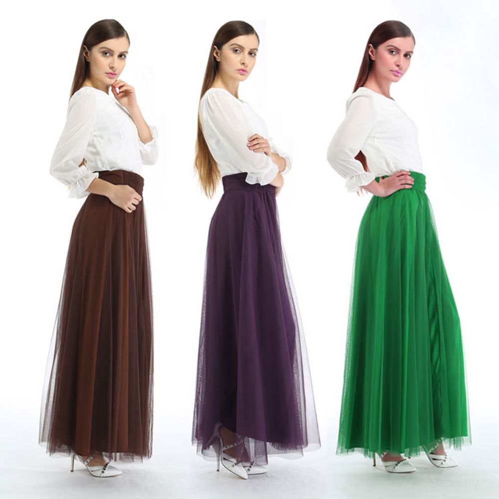 Lange Spalte Petticoats | Prinzessin Petticoats aus weiches Netz-Misshow.de