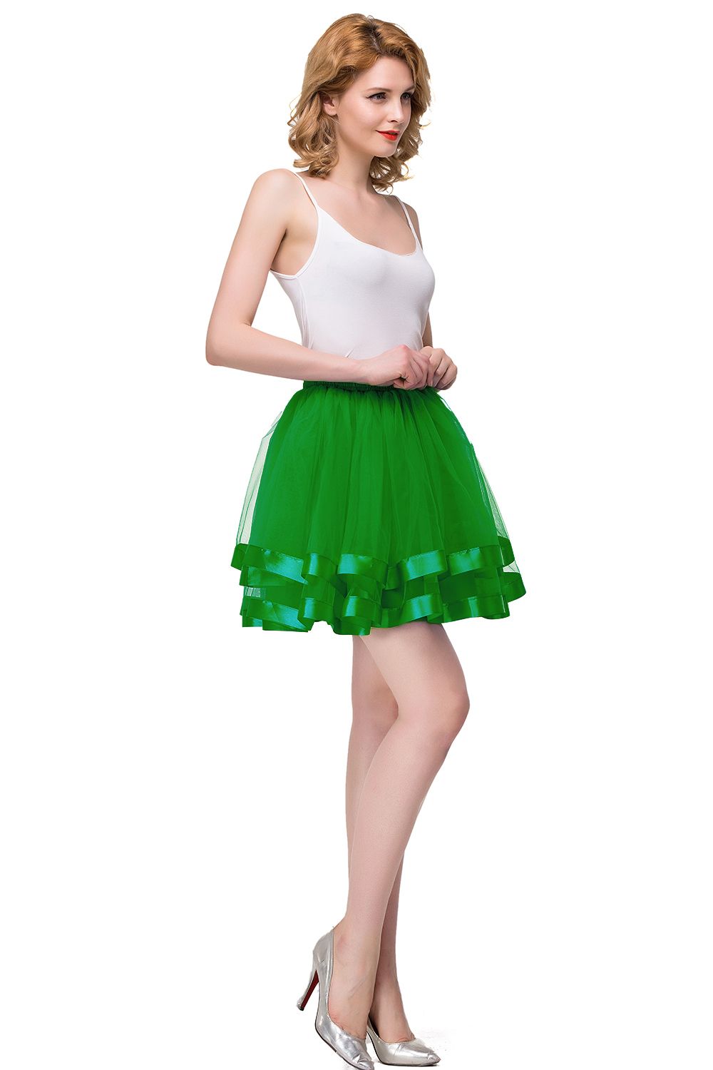 Schlechte Tutu Petticoats kurz A-Linie | Hochzeits Petticoats aus weiches Netz-Misshow.de