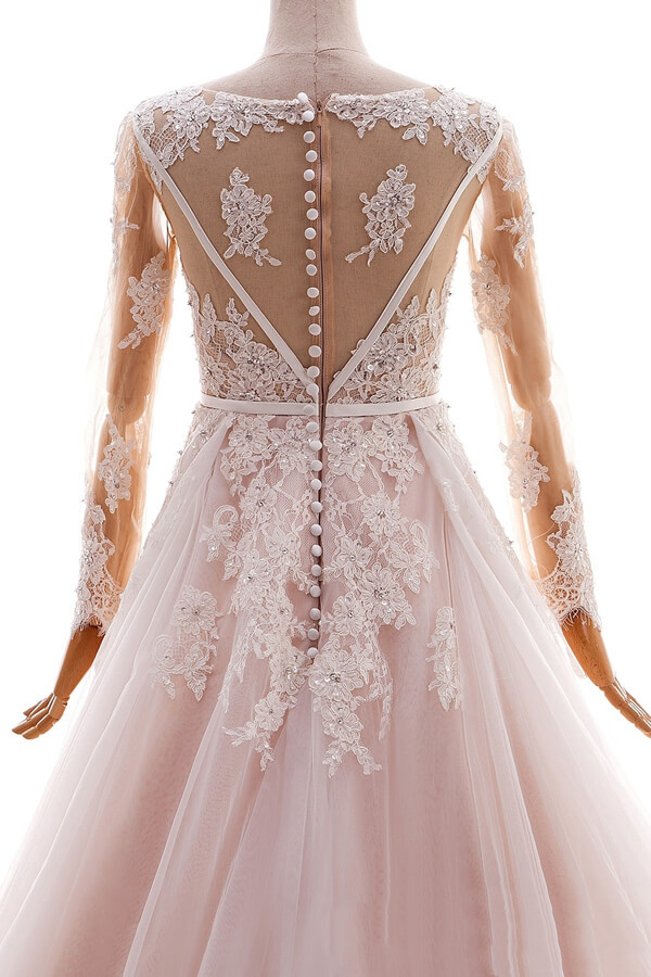 Elegante Brautkleid A Linie | Hochzeitskleider Günstig Online