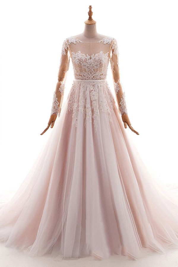 Elegante Brautkleid A Linie | Hochzeitskleider Günstig Online