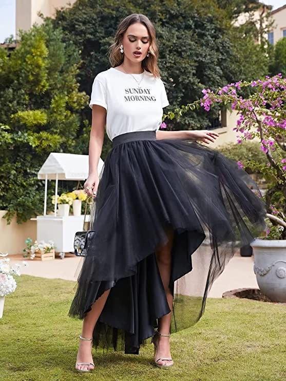 schicker langer Tüll Tuturock | Petticoats günstig online-Misshow.de