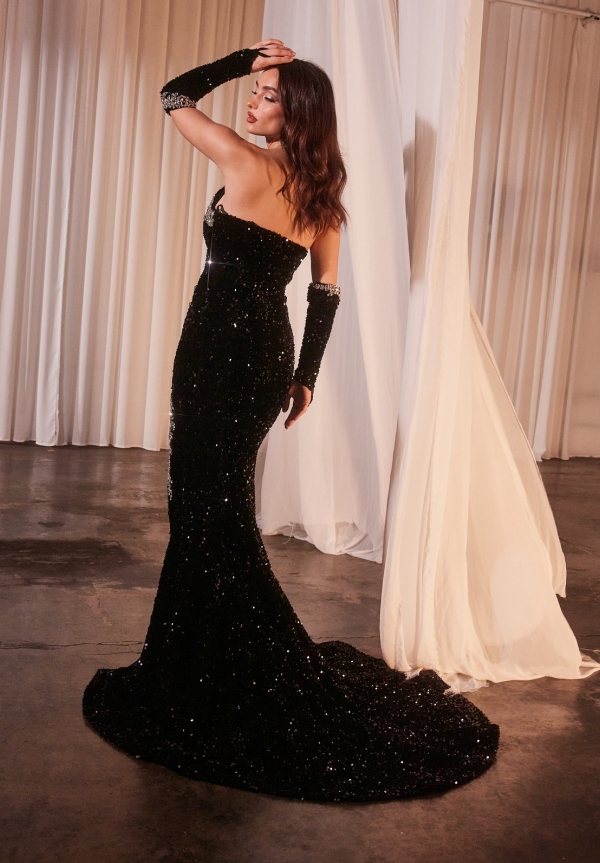 Designer Abendkleider Lang | Abiballkleider Schwarz-Misshow.de